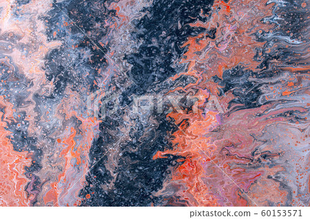 Abstract colored background from spilled paints 60153571
