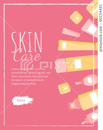 Beauty woman face nature cosmetic vector 60154481