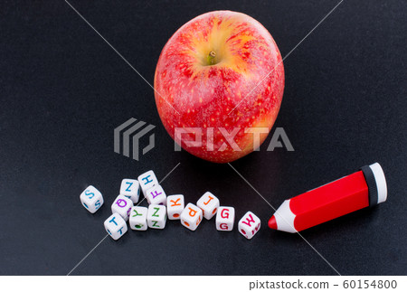 Back to school theme with an apple 60154800