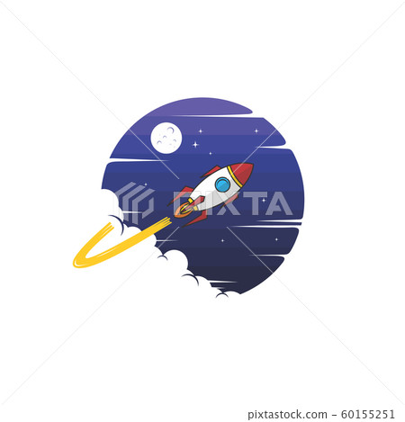 space rocket shuttle ship sign logo logotype 60155251