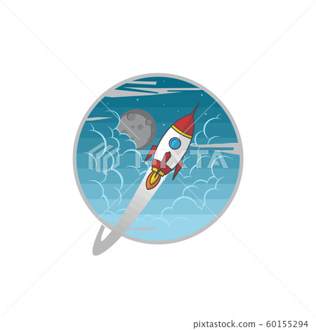 space shuttle rocket sign color logo logotype space shuttle rocket sign color logo logotype 60155294