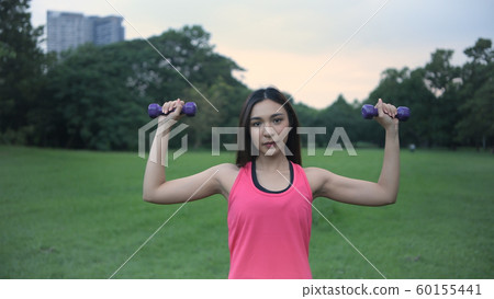 Exercise concepts. Beautiful women are exercising Exercise concepts. Beautiful women are exercising 60155441