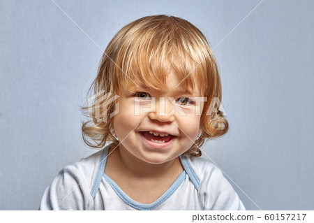 Portrait of little white happy girl. Portrait of little white happy girl. 60157217