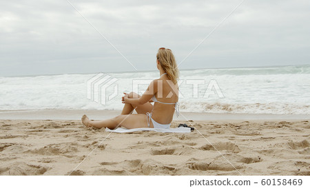 Summer vacation at the beach - typical view 60158469