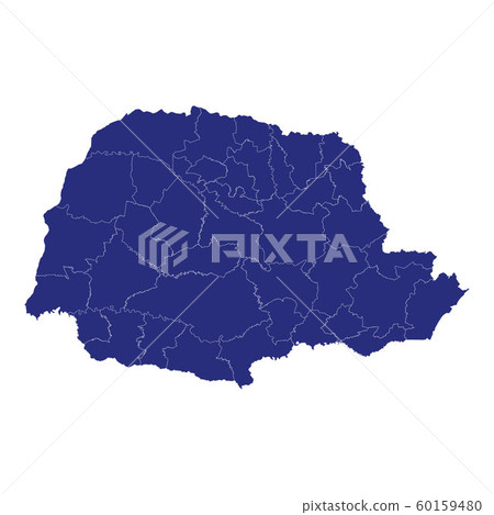 High Quality map is a state of Brazil 60159480
