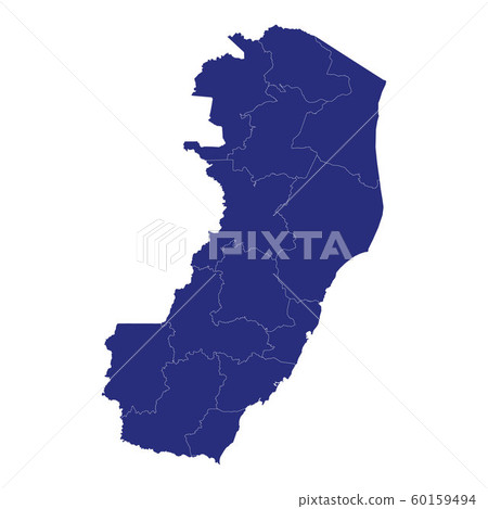 High Quality map is a state of Brazil 60159494