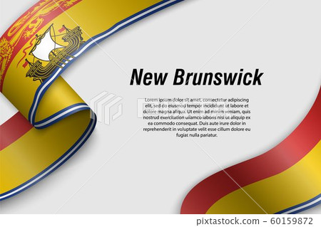 Waving ribbon or banner with flag Province of Waving ribbon or banner with flag Province of 60159872