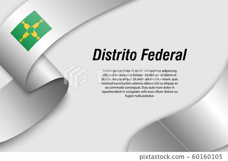 Waving ribbon or banner with flag Waving ribbon or banner with flag 60160105