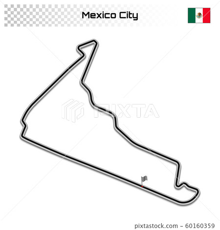 Grand prix race track for motorsport and autosport 60160359