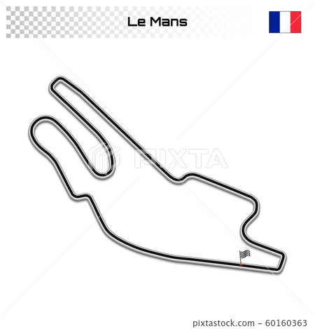Grand prix race track for motorsport and autosport 60160363