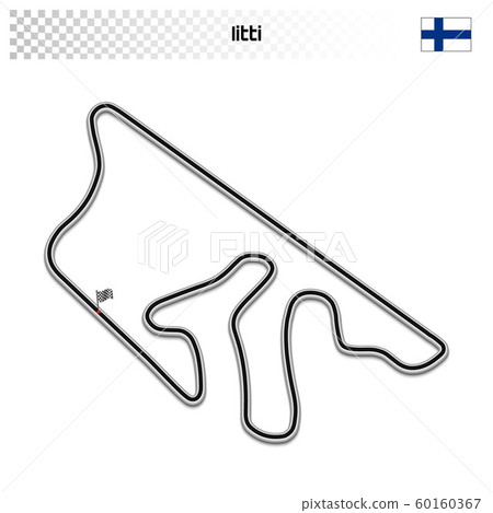 Grand prix race track for motorsport and autosport 60160367