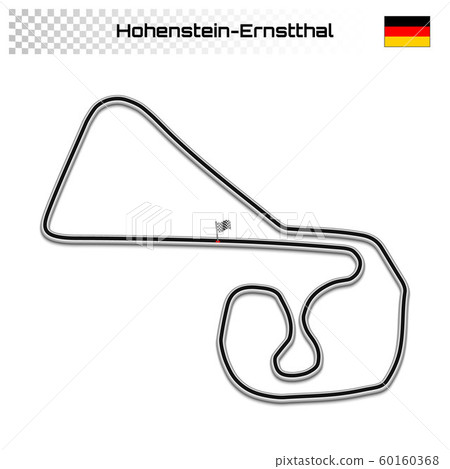 Grand prix race track for motorsport and autosport 60160368