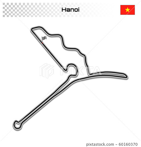 Grand prix race track for motorsport and autosport 60160370