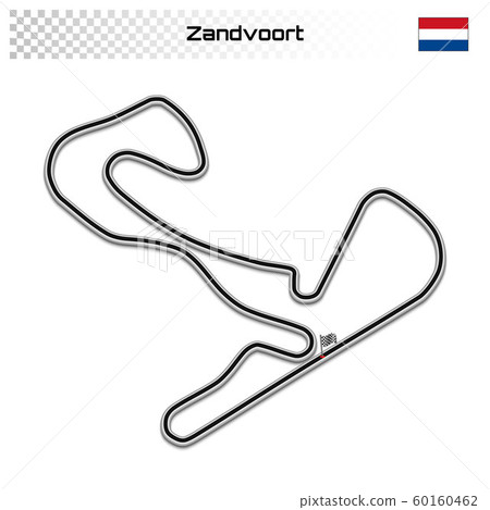 Grand prix race track for motorsport and autosport 60160462