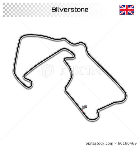Grand prix race track for motorsport and autosport 60160469