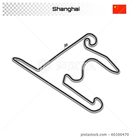Grand prix race track for motorsport and autosport 60160470