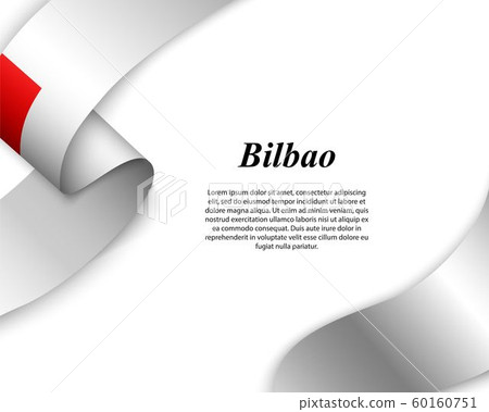 Waving ribbon with flag of City Waving ribbon with flag of City 60160751