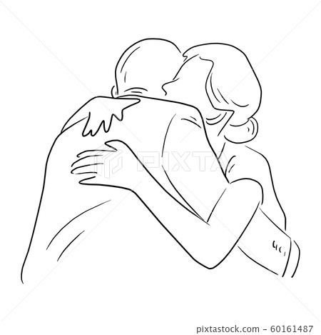 businessman embracing a woman vector illustration businessman embracing a woman vector illustration 60161487