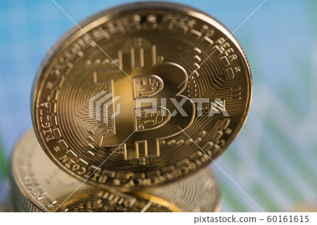 Bitcoins and new virtual money concept 60161615
