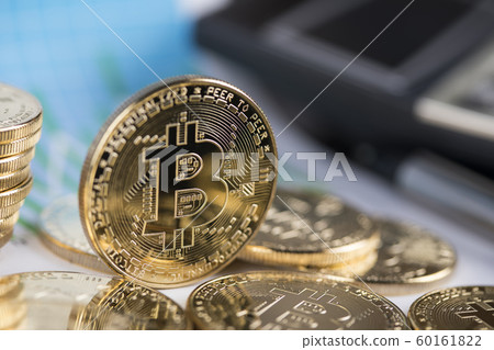 Bitcoins and new virtual money concept 60161822