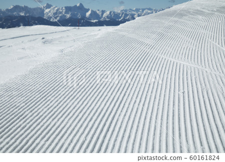 Winter view in the mountains, ski resort Winter view in the mountains, ski resort 60161824