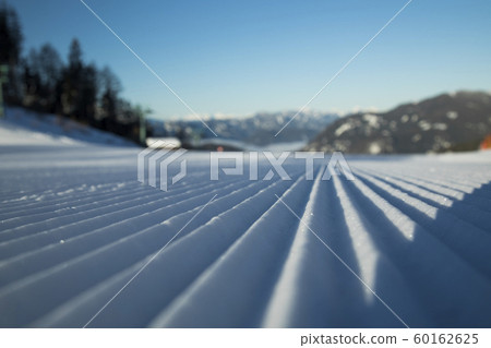 Winter view in the mountains, ski resort Winter view in the mountains, ski resort 60162625