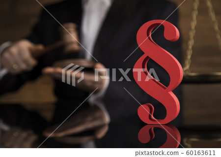 Striking mallet, Judgment concept, book background Striking mallet, Judgment concept, book background 60163611