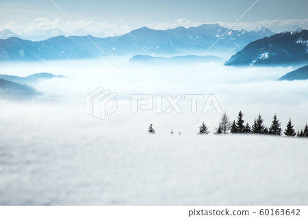 Space for your text, Wintr scene, amazing mountain Space for your text, Wintr scene, amazing mountain 60163642