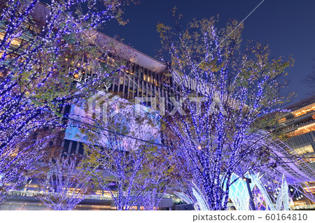 博多站的城市景觀照明 60164810