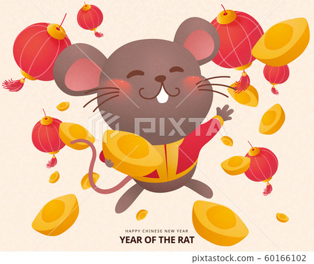 Grey mouse splurging gold ingots Grey mouse splurging gold ingots 60166102