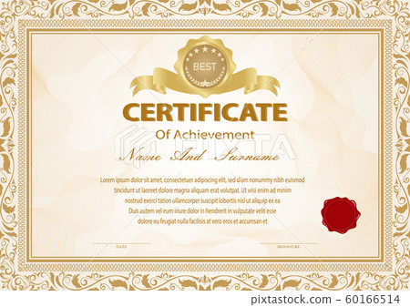 Certificate vintage Certificate vintage 60166514