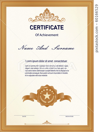 Certificate vintage 60166529