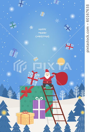 Christmas sentiment with snowy eyes illustration 4 Christmas sentiment with snowy eyes illustration 4 60167638