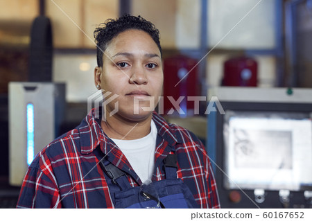 Portrait of Contemporary Female Worker 60167652