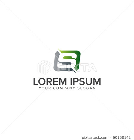 Abstract letter S logo,fast speed fire Abstract letter S logo,fast speed fire 60168141