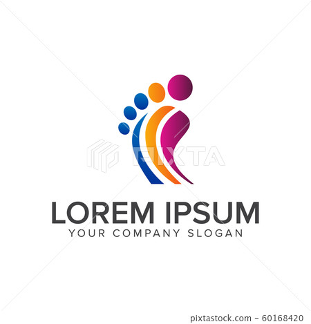 leg people logo design concept template leg people logo design concept template 60168420