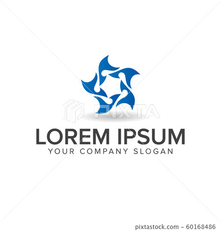 blue star logo design concept template 60168486