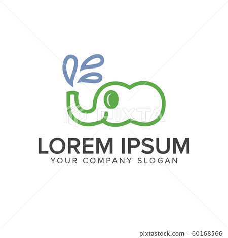 elephant logo. animal logo design concept template elephant logo. animal logo design concept template 60168566
