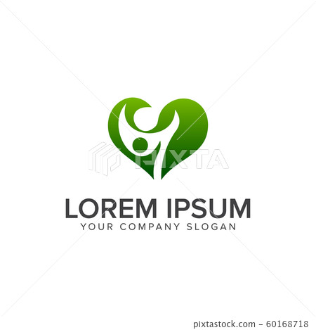 family green logo design concept template 60168718