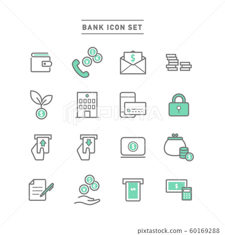 bank, banks, icon 60169288