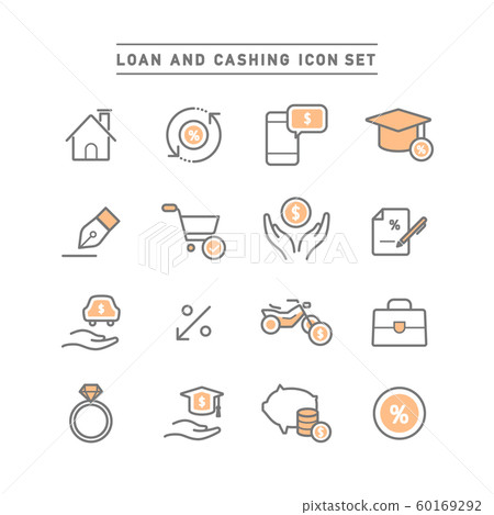 貸款 超高速緩存 圖標 60169292