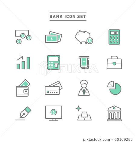 bank, banks, icon 60169293