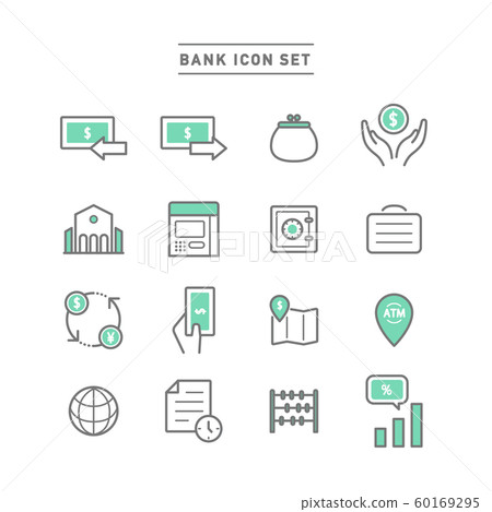bank, banks, icon 60169295
