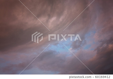 Beautiful sunset sky above clouds with dramatic Beautiful sunset sky above clouds with dramatic 60169412