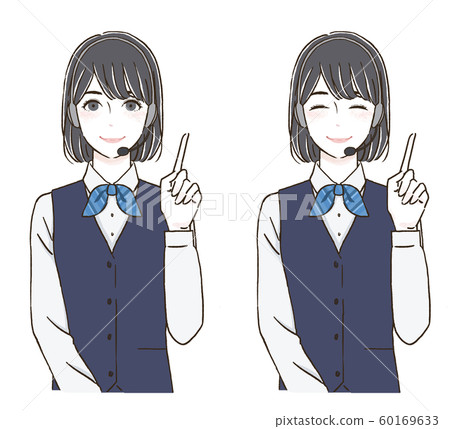 Call center telephone operator Call center telephone operator 60169633