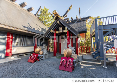 Mt.Fuji Grand Shrine at the 5th Station of Yoshida on the Yamanashi Prefecture side of Mt. Fuji 60172938