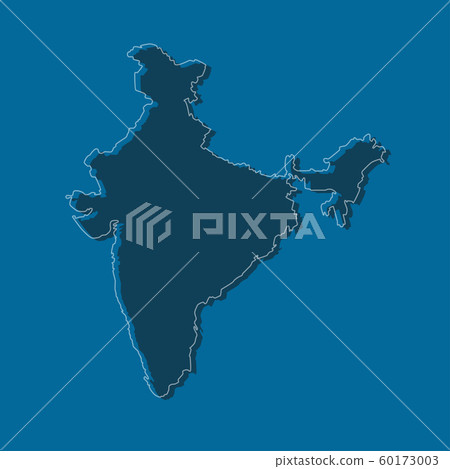 India asia country map background vector template India asia country map background vector template 60173003