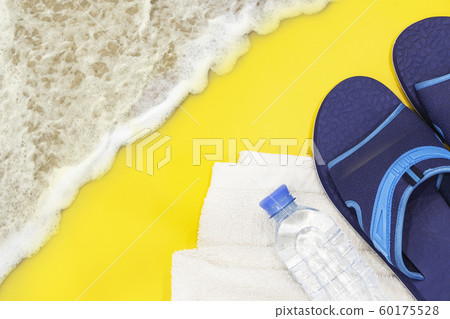 towels with a water bottle, Slippers for swimming towels with a water bottle, Slippers for swimming 60175528