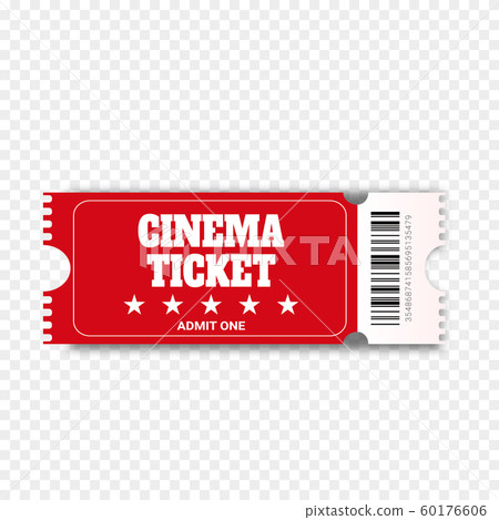 Cinema ticket. Vector Cinema ticket. Vector 60176606
