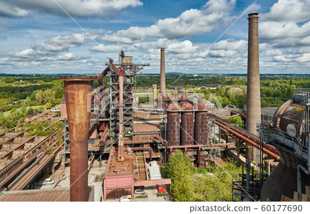 Industrial factory in Duisburg, Germany. Industrial factory in Duisburg, Germany. 60177690